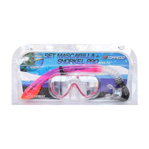 Set Snorkel Torpedo Pro Adulto Rosado - Vadell cl